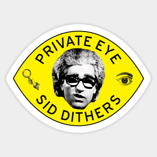 Sid Dithers Private Eye SCTV Sticker